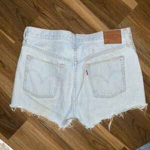 Levi's Women's Light Blue Denim Shorts